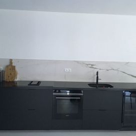 Luxe keuken met marmer